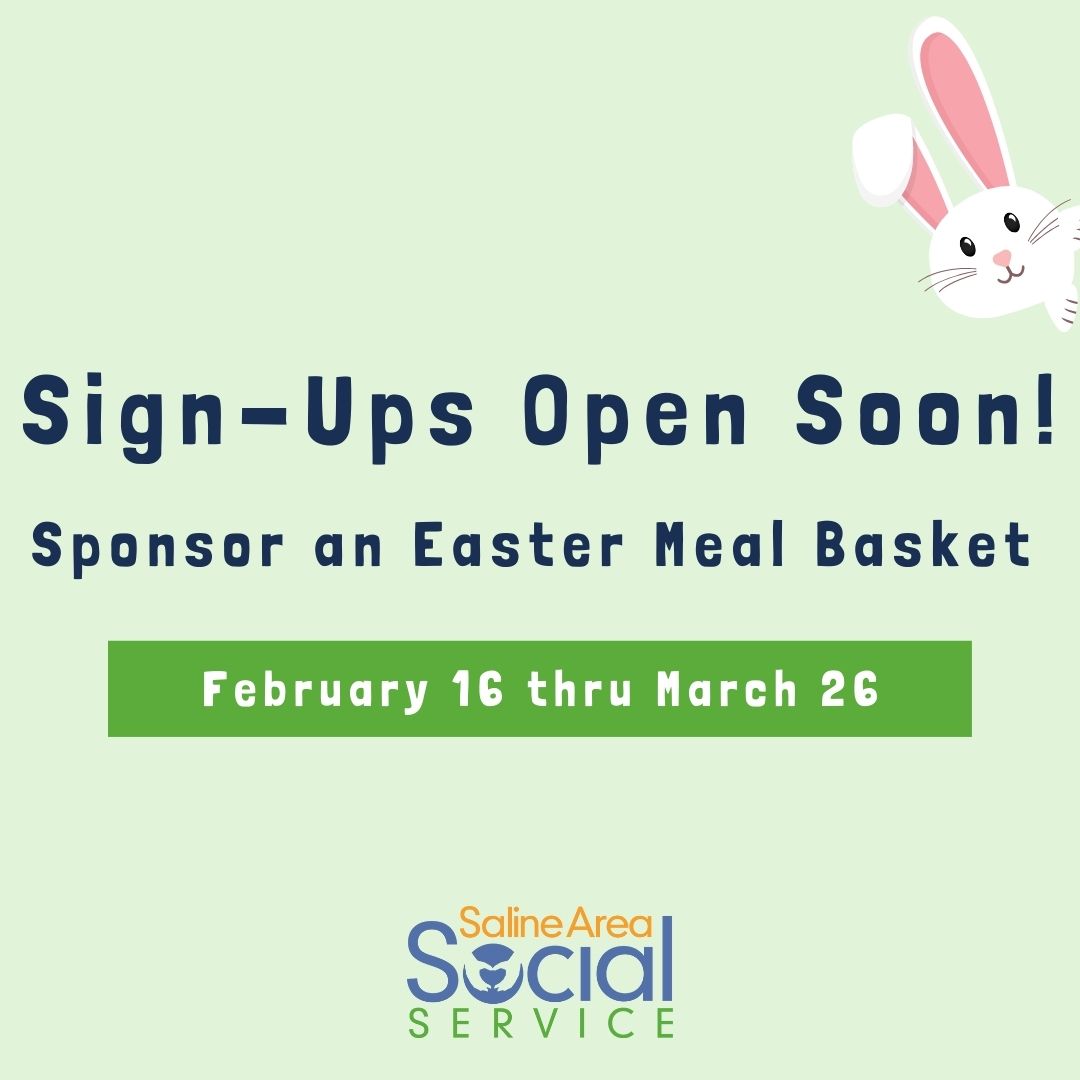 Easter Meal Basket sponsorships open soon!