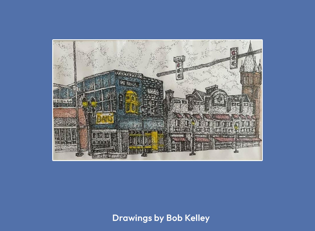 Downtown Saline, MI, northeast corner